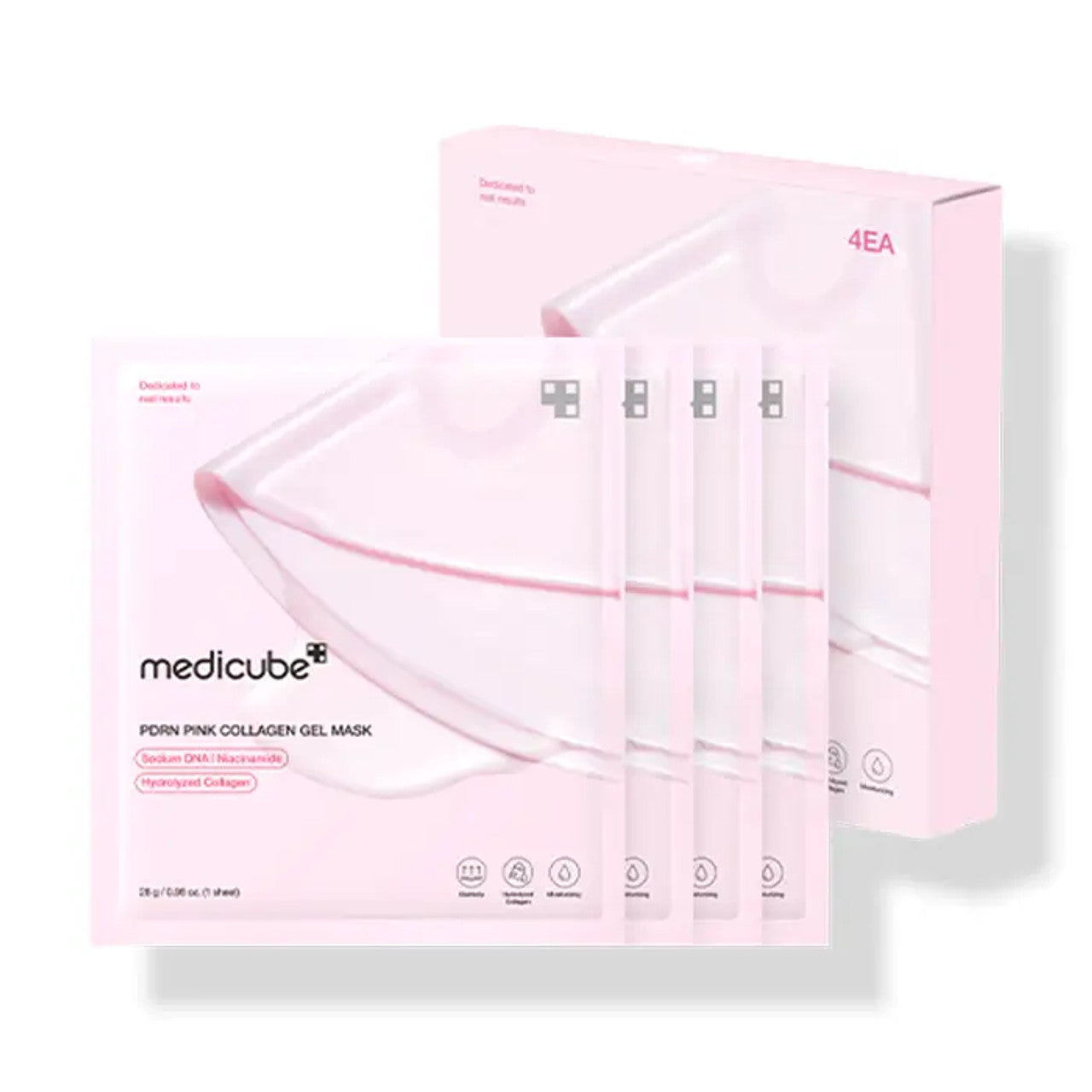 Medicube Pink Collagen Gel Mask 4 pieces x 28g