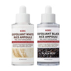 Korean White And Black Rice Exfoliating Hydrating Essence Brightening Remove Dead Skin Blackhead Soften Serum Skin Care