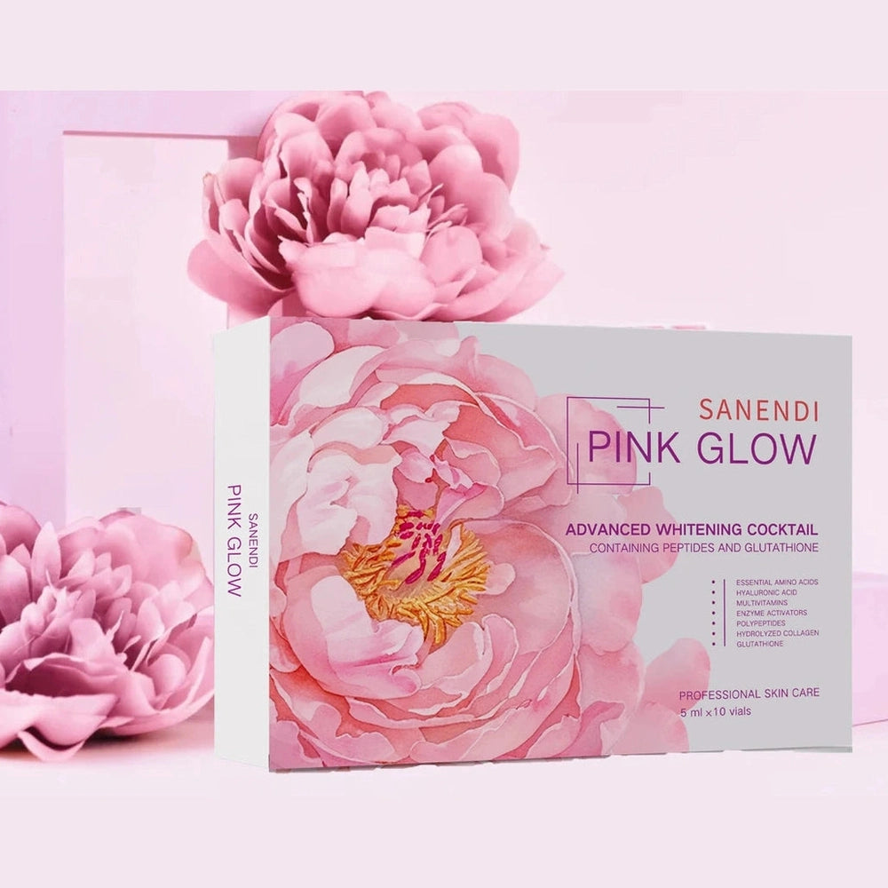 Korean Skin  Anti-Wrinkle 5ml Whitening Cocktail Skin Booster Mesoheal Pink Glow Ampoule Liquid Face Cosmetology Collagen