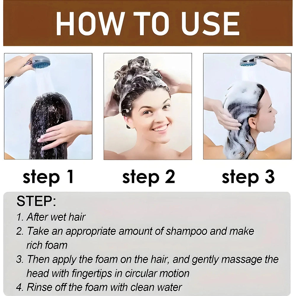 Biotin hair Growth shampoo anti-hair loss treatment for men and women rapid thickening and re-oil beauty health