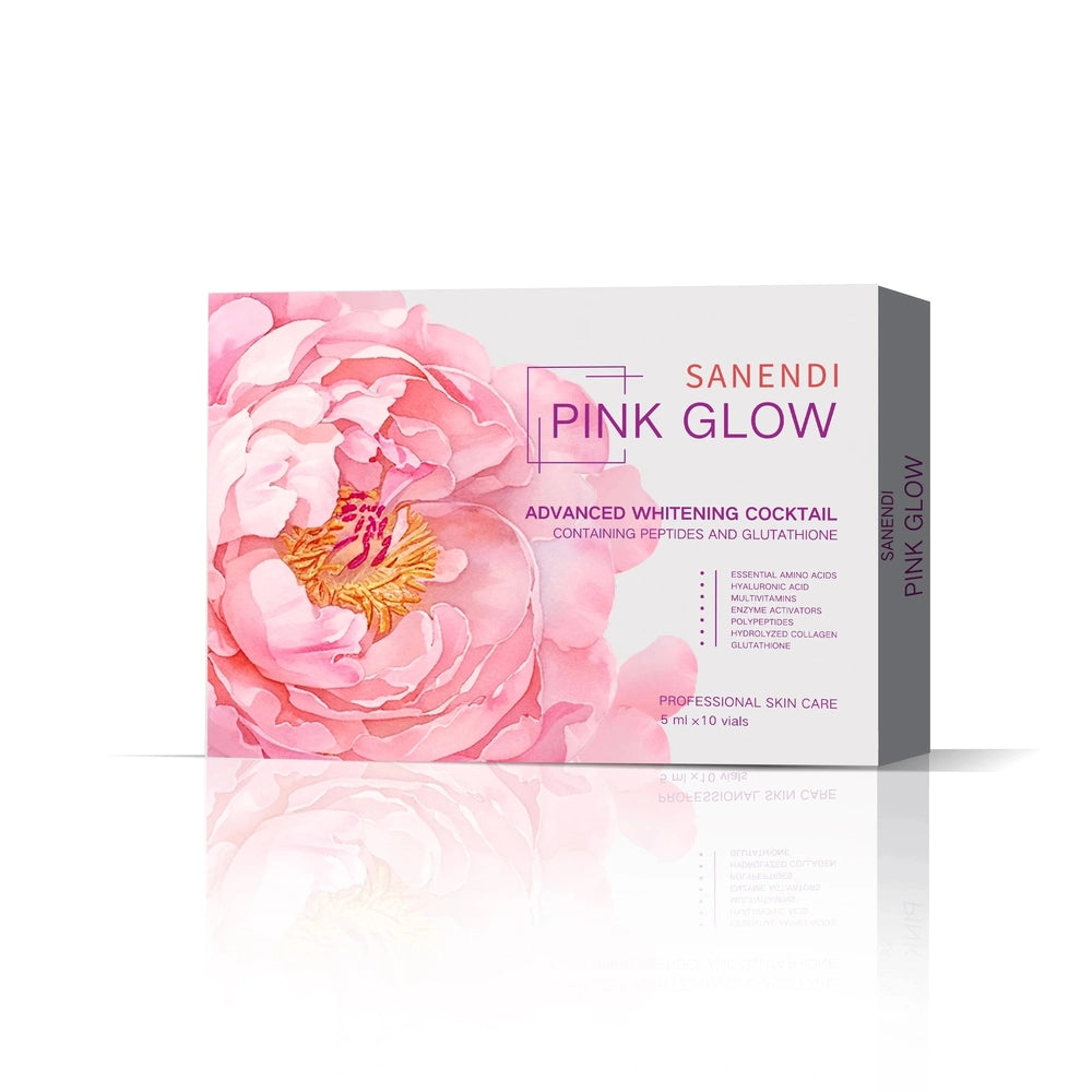 Korean Skin  Anti-Wrinkle 5ml Whitening Cocktail Skin Booster Mesoheal Pink Glow Ampoule Liquid Face Cosmetology Collagen