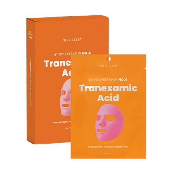 NINE LESS My Fit Sheet Mask No.4 Tranexamic Acid 5 masks x 20g